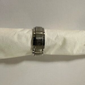 Silver Engraved Ring